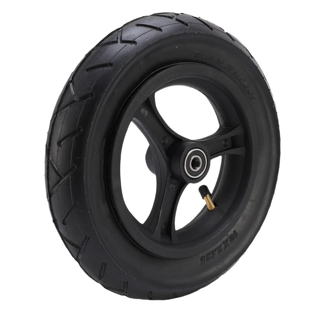 10 Inch Scooter Rear Wheel Rubber Electric Scooter Auxiliary Wheel Rear Tire for Replacement