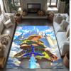 Zelda Crystal Velvet Rug, Soft Anti‑Slip Crystal Velvet Carpet for Living Room Bedroom Home Decor
