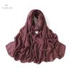High Quality Single Stich Modal Cotton Hijabs Thin Breathable Soft Headscarf Long Shawls for Muslim Women  New Headwraps