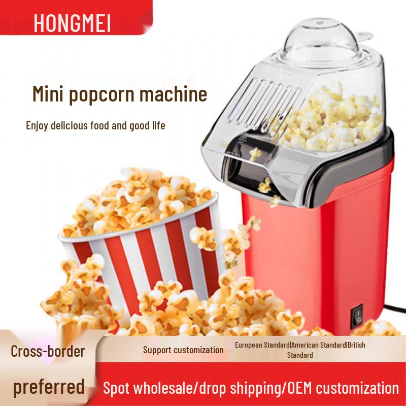 Mini Electric Popcorn Maker for Home - Kids Popcorn Machine