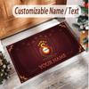 Personalized Crystal Velvet Carpet Galatasaray FC Pattern Non Slip Floor Rug