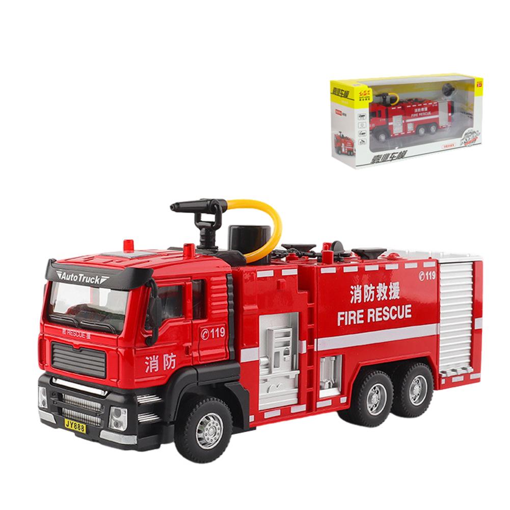 Engineering Vehicle Toys Acousto-optic Rebound Alloy Excavator Garbage Crane Mixer Dumper Model Gifts For Boys Girls