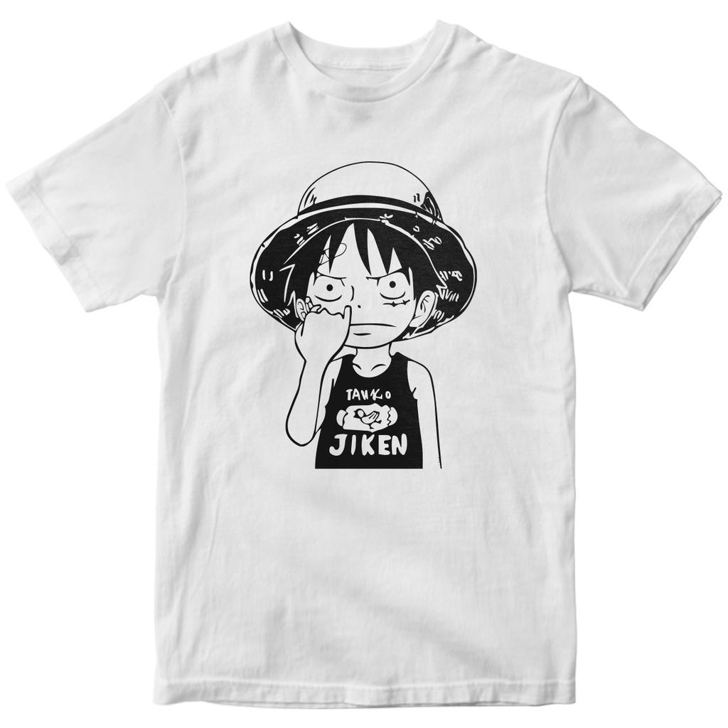 

Men Women Anime ONE PIECE Luffy Summer T-shirt Harajuku Retro Short-sleeved Loose Oversized Casual Fitness Comfortable Y2k Top S