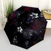 1PC Floral Pattern Umbrella-8-Rib Reinforced, Automatic Open, Lightweight & Durable, Fashion Accessory for Outdoor, Beach L0338