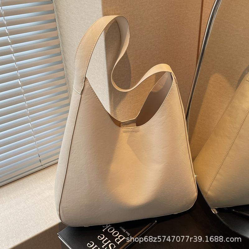 Large-capacity underarm bag women's 2025 new textured women's simple fashion versatile spring and summer one-shoulder crossbody bag