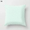 Mint Green Printed Decorative Pillowcase Office Living Room Car Ornaments Home Pillowcase