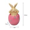 Easter Rabbit Statue Rabbit Sculpture European Home Resin Colorful Desktop Decoration Home Easter Decoration