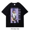 Japanese  Anime Highschool of the Dead Graphic Print T Shirt Fashion Plus Size Cotton Crew Neck Short Sleeve T Shirt Women Unisex