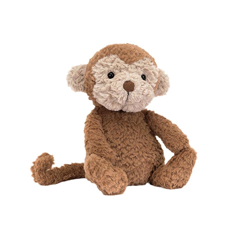 

JELLYCAT wavy fur series Tompo Taft monkey cute doll plush doll 20cm high