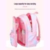 Li Shen Gradient Purple Kids School Backpack