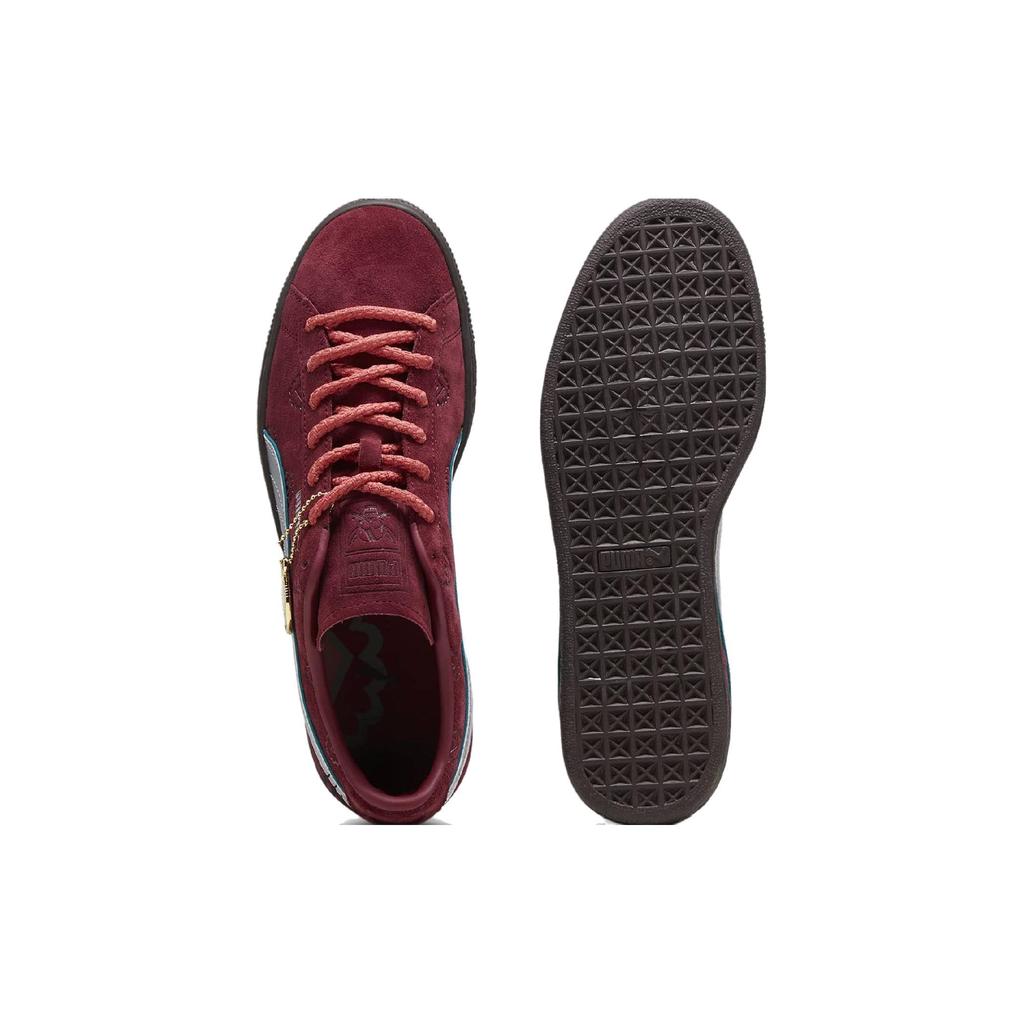 One Piece x Puma Suede Czerwone Włosy Piraci Unisex Trampki Team-Regal-Czerwony Srebrny 396521-01