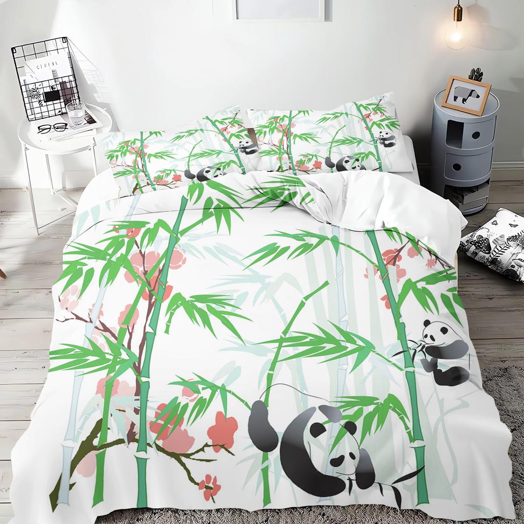 Anime Cute Cartoon Duvet Cover Home Pillowcase Set Adult Bedroom Children Comforter Bedding