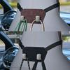 Car Seat Headrest Hooks Double Hanger Storage Organizer Soft Hanging Storage Hooks For Purse Bag Umbrella Grocery