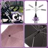 33" Baby Pram Umbrella, Stroller Umbrella with Adjustable Fixing Clamp, Sun Cover for Bike