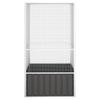 Vidaxl Aviary, Anthracite, 111X107X211.5 Cm, Galvanized Steel