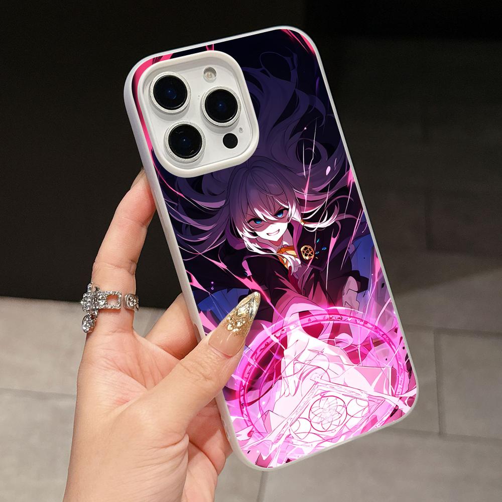 Wandering Witch Elaina Jelly Double layer White Mobile Phone Case for iPhone 17 16 15 14 13 12 11 Air Pro Max Plus Protective