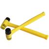 Rubber Mallet Hammer,Double-Faced Soft Hammer with Ergonomic Shaped Anti-Shock/Slip Handle for Jewelry Leather Crafts Woodworking