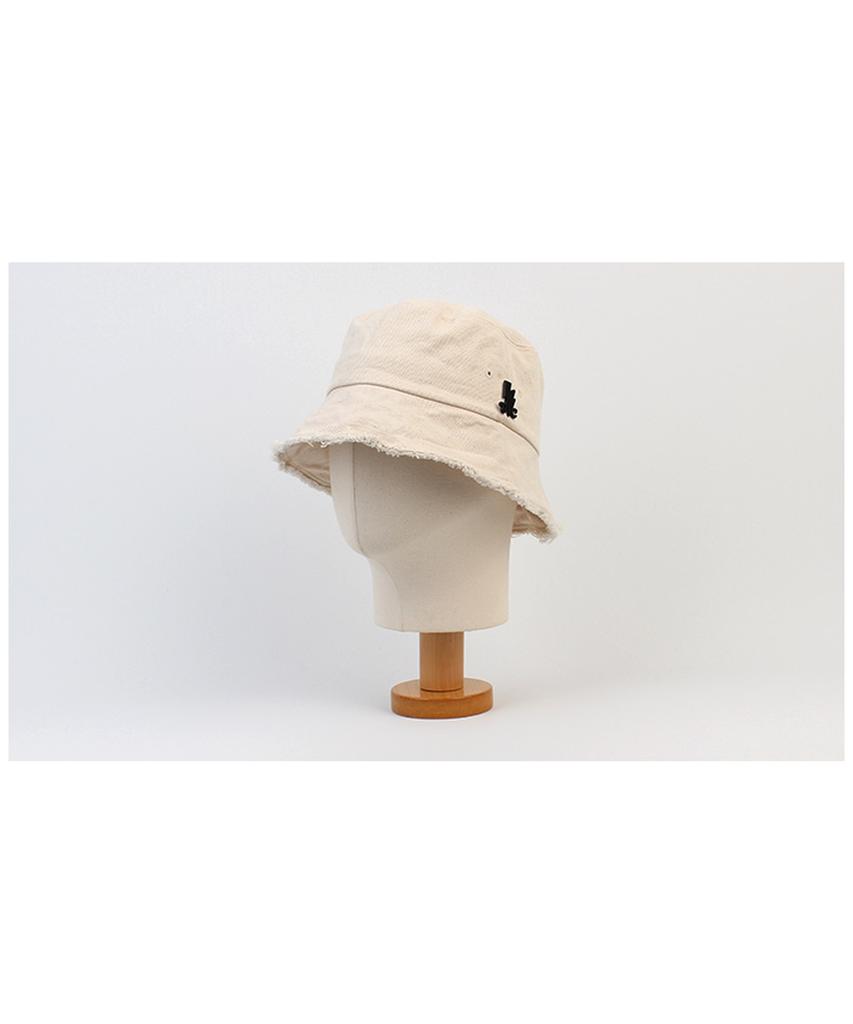 Vintage Ivory Wire Bucket Hat
