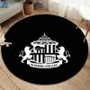 Sunderland Association Football Club Round Area Rug,Carpet Rug for Living Room Bedroom Sofa Playroom Decor,Non-slip Floor Mat