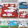 Anime Bedroom Duvet Set Bedding Cover Polyester Christmas Decorations