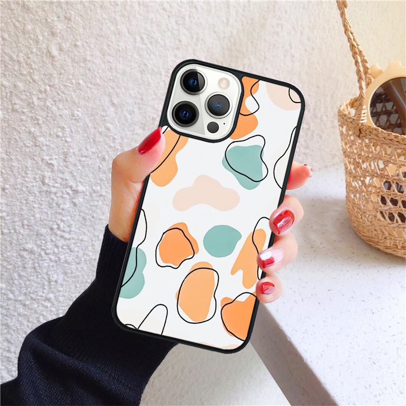 pastel aesthetic soft Phone Case Cover For iPhone 17 Air 16 15 14 12 13 Pro Max Plus coque Shell Fundas