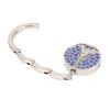 Rhinestone Table Clasp Desk Hooks Zinc Alloy Foldable Handbag Hanger Handbag Storage Table Hook Travel Outdoor Storage Hanger