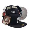 Unisex Streetwear Baseball Cap With Embroidered Letter Adjustable Back Snapback Hip Hop Hat Fall Winter