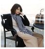 Inner Mongolia Houndstooth Wool Shawl: Dual-Use Long Tassel Scarf for Women - Autumn/Winter Collection.