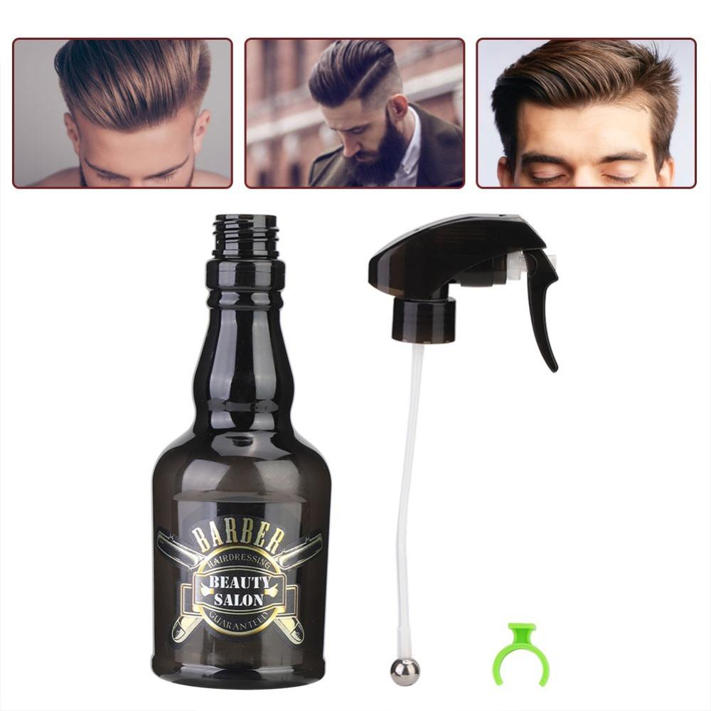 280ml Capacity Spray Bottle Adjustable Nozzle Barber Spray Bottle Water Sprayer For Hairdressing чёрный
