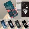 Starry Space Moon Astronaut Phone Case For Samsung Galaxy Note 10 Pro S26 S25 S24 S23 S22 Ultra Plus S21 FE S20 Shockproof Cover