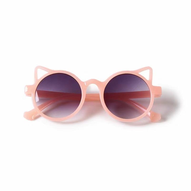 Children's New Fashion Cat's Ears Sunglasses Girls Cute Cat Ear Sun Glasses Super Cute And Adorable Glasses