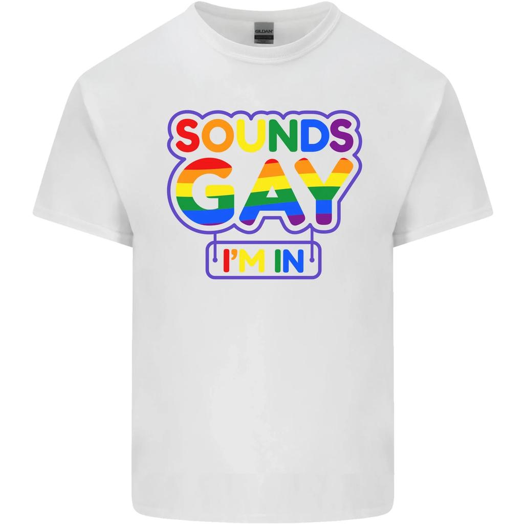 Sounds Gay Im In Funny LGBT Kids T-Shirt Childrens
