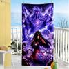 Naruto Character Customize Your Name Beach Towel Soft Durable Quick-Dry Suitable for Swimming Gym Camping Yoga Vacation