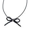 Elegant Bowknot Necklace Unique Perals Bowknot Pendant Clavicular Chains Accessories Perfect for Parties and Weddings