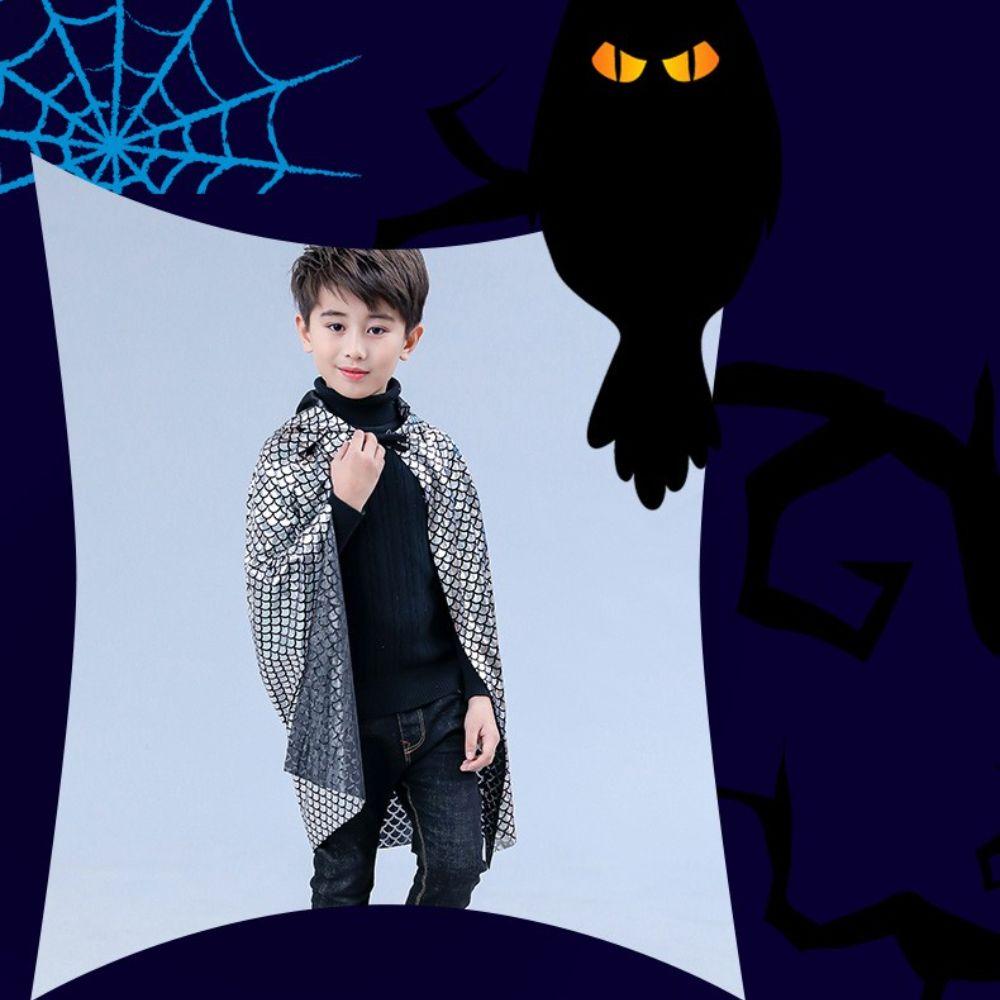 Child Children's Day Witch Animal Hooded Cloak Halloween Party Cloak Cosplay Costume Dinosaur Cape