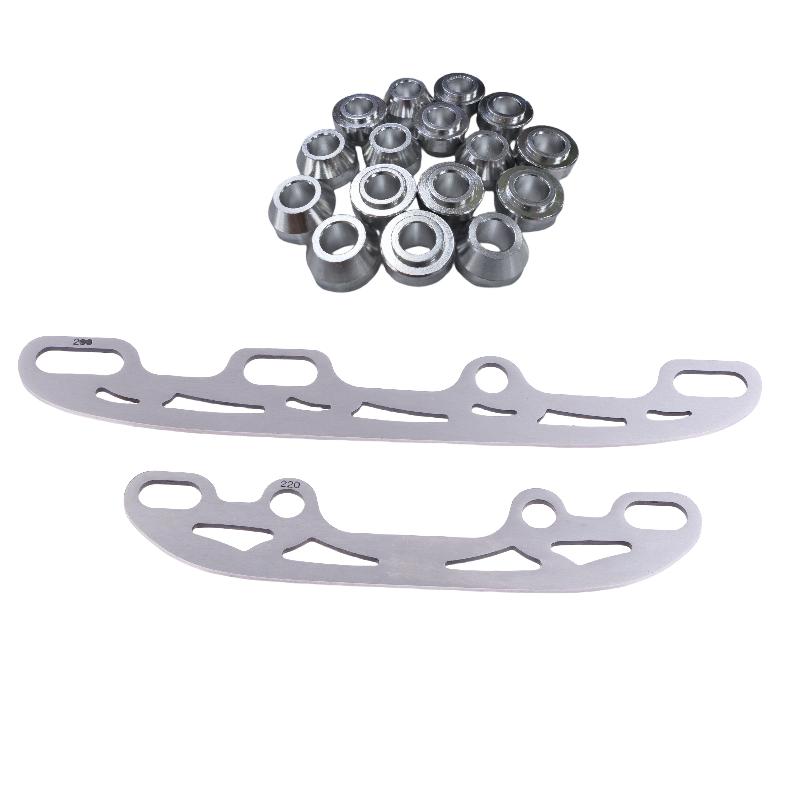 Stainless Steel Ice Skating Blade Set Inline Figure Skate Blades Replacement for Skate Shoes Sizes 220/253/290MM