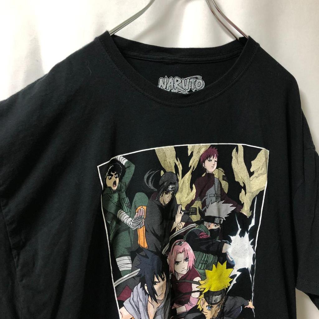 [USED] N-4109 NARUTO Shippuden Uzumaki Naruto Anime T-Shirt XL