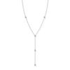 Bohemian Rhinestone Pendant Y-Shaped Clavicle Necklace with Tassels for Women