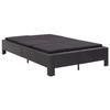 VidaXL 2-seater Sun Lounger with Cushion Black Wicker