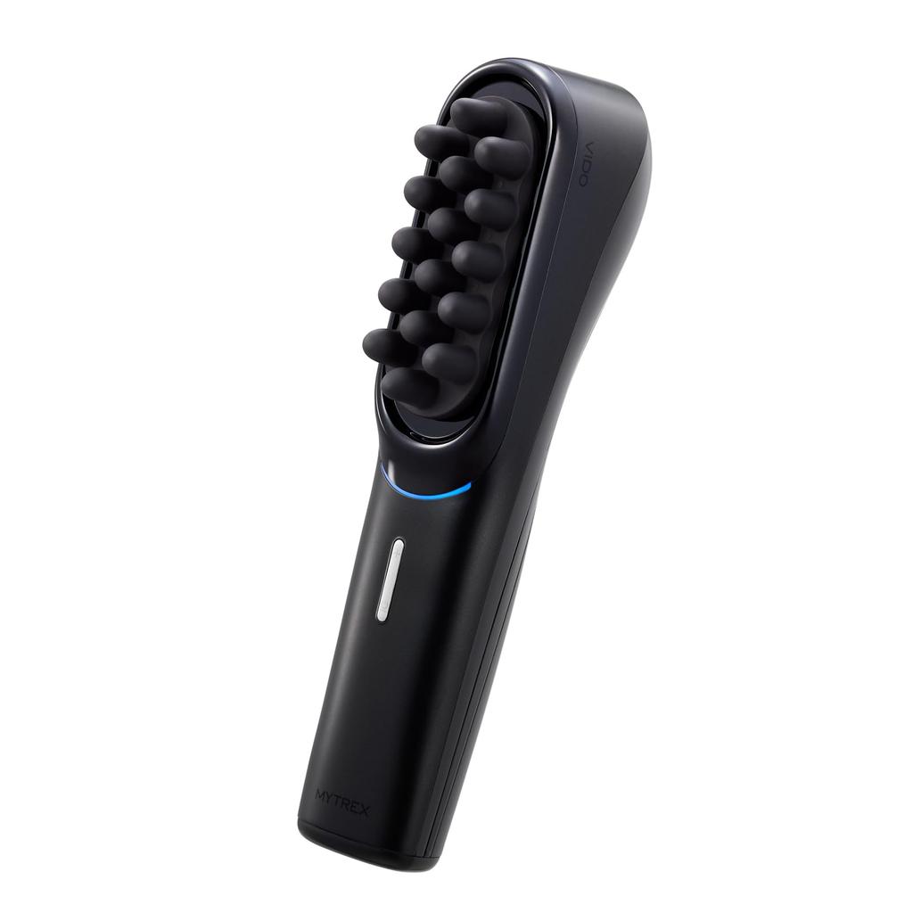 MYTREX VIDO Electric Scalp Brush with Lateral Vibration for Scalp Care, Head Spa, and Motion Brush Lift Care. A great Mother's Day gift! (MT-VD22B)