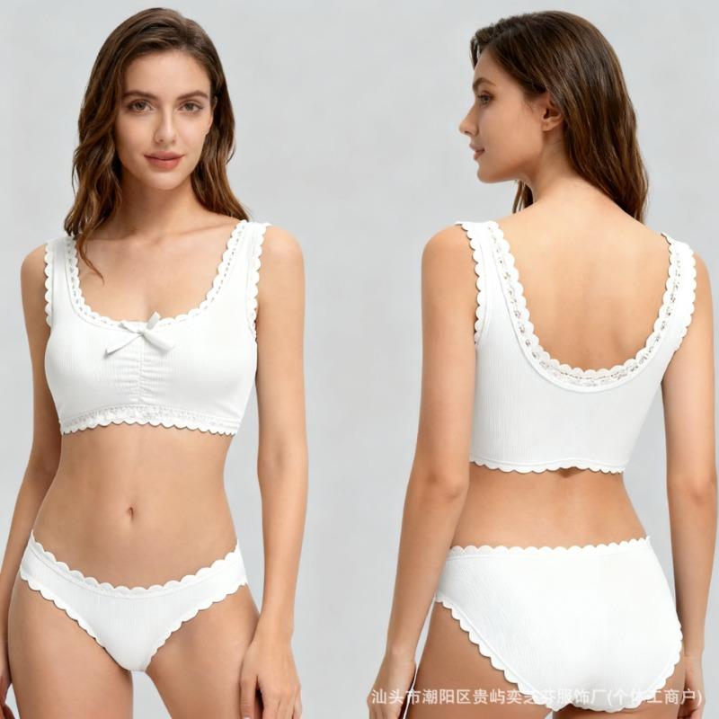 Seamless Sexy Lace Butterfly Comfortable Wireless Thin Bra