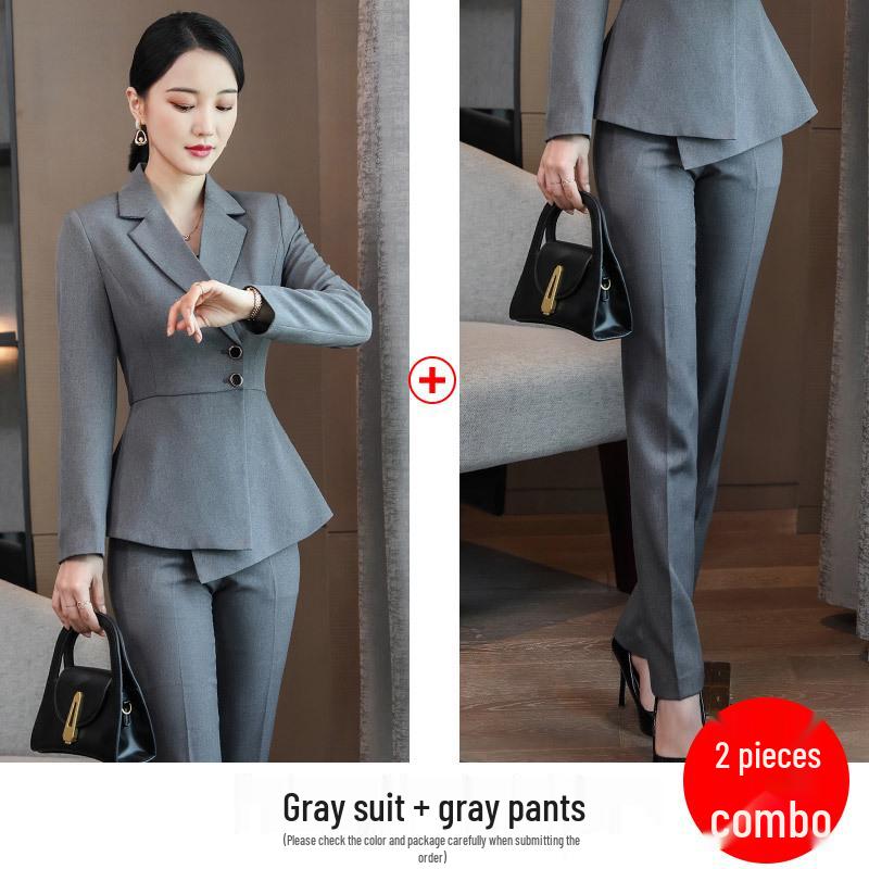 Women's Professional Goddess Style Suit Set - Autumn/Winter Formal Workwear