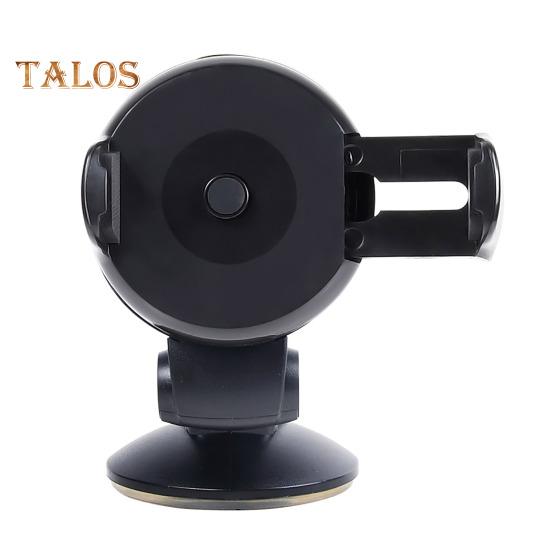 

Универсальный автомобильный держатель телефона для лобового стекла, приборная панель, мобильная стойка с поворотом на 360 градусов, защитная ручка, регулируемый кронштейн для оптимального просмотра чёрный