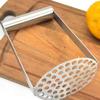 Potato Masher with Anti-Slip Rubber Handle U-Shaped Design Potatoes Masher Uniform Mesh Masher for Sweet Potatoes Pumpkin Beans