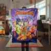 Halloween fantasy comedy adventure cartoon movie Scooby-Doo blanket soft home furnishing nap decoration four seasons warm Sherpa blanket U14