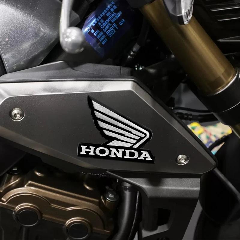 JBH4 1pair Motorcycle Modified Stickers Aluminum Decal Motorcycle Stickers For Honda CBR1000 CBR600RR CBR650R CB1000R CB1100