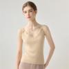 Lekasha Damen 100% reines Kaschmir 12-Gauge V-Ausschnitt Camisole für Herbst und Winter
