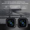 Wireless TPMS Motorcycle Tire Pressure Monitoring System Real-time Tire Pressure Monitor LCD Display with Waterproof, Dustproof Design for Safe Fuel S