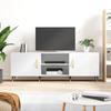 Vidaxl TV Cabinet, White, 150X30X50 Cm, Wood-Based Material