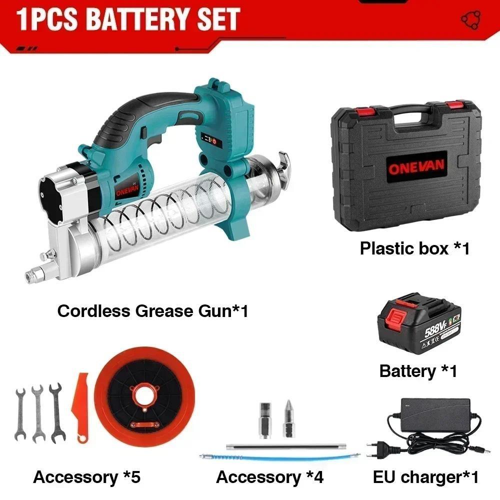 

960 Вт 10000PSL беспроводной перезаряжаемый электрический смазочный станок портативный инструмент для смазывания автомобиля под высоким давлением